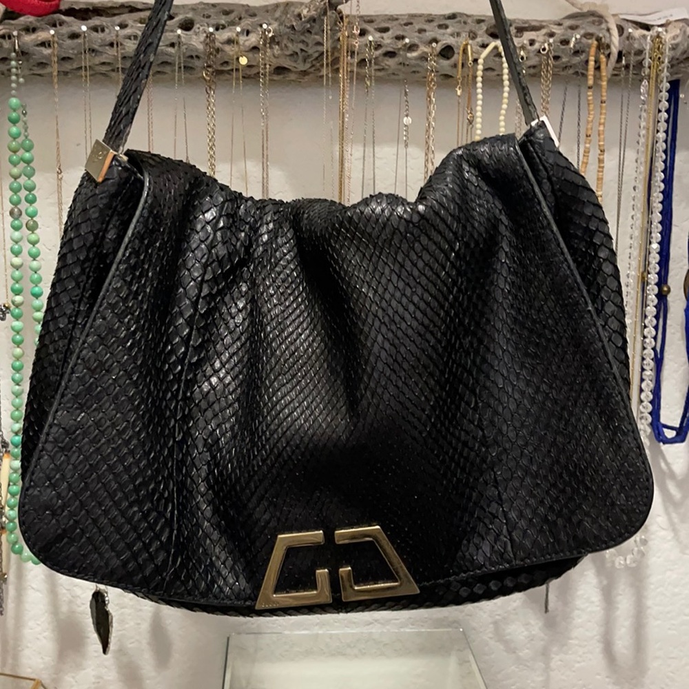 Gucci snakeskin purse